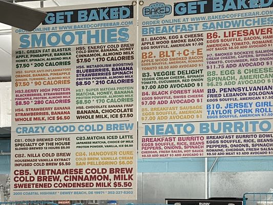 Menu photo 3 Baked Coffee Bar Dewey Beach, DE