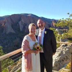 A Bargain Minister - Roxborough State Park nuptials completed!