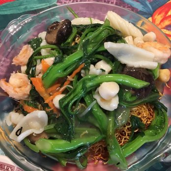 Full Key Restaurant - Seafood pan fried noodles - Chinese Near Me - Wheaton, Maryland