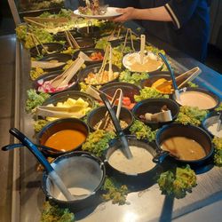 Airport Steak House - Lunch buffet salad bar 6-27-25
