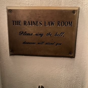 Raines Law Room - Sign outside. - Lounges Near Me - New York, New York Raines Law Room - Sign outside. - Lounges Near Me - New York, New York