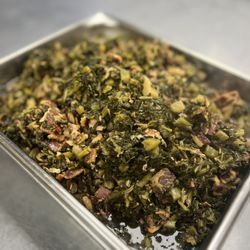 Satsuma Chevron BBQ - Southern style turnip greens