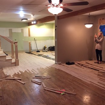 ADC Floors - Feathering in ADC Floor to 1950's original oak. - Flooring Near Me - Chicago, Illinois