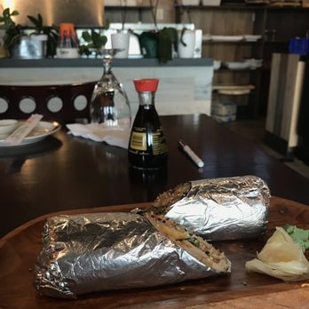 Sushi Box - A sushi burrito, but I do not recommend it, not really that good. - Sushi Bars Near Me - Longmont, Colorado