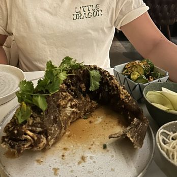 Kingfisher - Whole fried gold spotted sand bass. Amazing! - Vietnamese Near Me - San Diego, California Kingfisher - Whole fried gold spotted sand bass. Amazing! - Vietnamese Near Me - San Diego, California