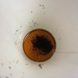 Crazy amount of coffee grounds at the bottom of the cup. Went to take a drink and got nothing but a mouth full of grounds! No thanks.