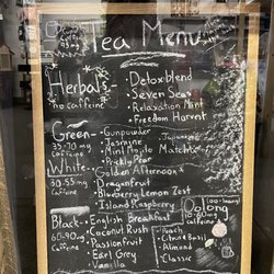The Painted Kettle - Tea Menu