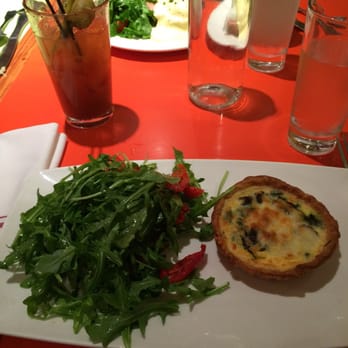 Pomegranate Bistro - Mushroom and spinach quiche - Breakfast & Brunch Near Me - Redmond, Washington Pomegranate Bistro - Mushroom and spinach quiche - Breakfast & Brunch Near Me - Redmond, Washington