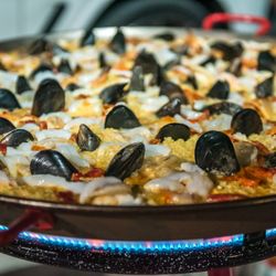 Little Beach Boathouse - Paella at Below Deck, Little Beach Boathouse, Nelson Bay Port Stephens