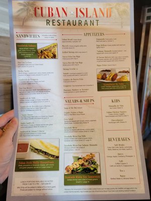 Menu photo 8 Cuban Island Restaurant Indialantic, FL