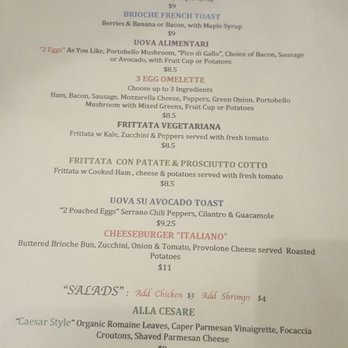 Numero 28 - Great menu on top of all the pasteries! - Italian Near Me - Austin, Texas