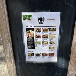 Pho House - Noodle Menu