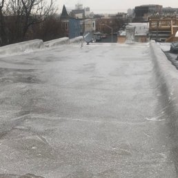 Aluminum coating of my flat roof Aluminum coating of my flat roof