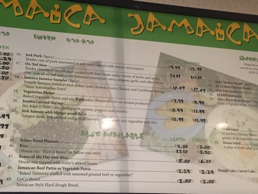Menu photo 5 Jamaica Jamaica Durham, NC Menu photo 5 Jamaica Jamaica Durham, NC