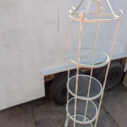 Junk Angels Moving and More - Another great customer who found us without any help from Yelp parted with this beautiful shelf