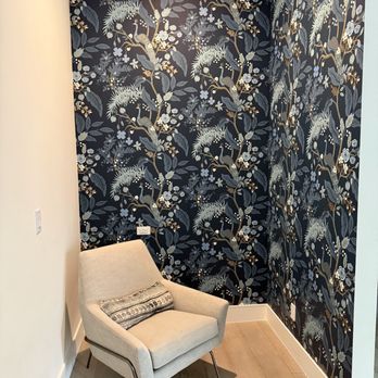 KS Group - Corner nook with wallpaper installed by KS Group. - Wallpapering Near Me KS Group - Corner nook with wallpaper installed by KS Group. - Wallpapering Near Me