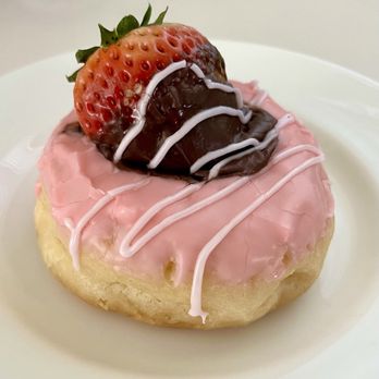 A & H Donuts - Strawberry glazed special donut - Donuts Near Me - Fort Worth, Texas
