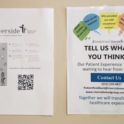 Riverside Medical Group - Let them know...