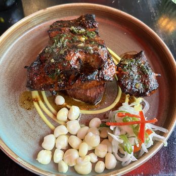 Lucuma Kitchen and Bar - Anticucho de corazón - Peruvian Near Me - Oakland, California Lucuma Kitchen and Bar - Anticucho de corazón - Peruvian Near Me - Oakland, California