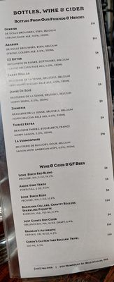 Menu photo 6 Otherlands Beer Bellingham, WA
