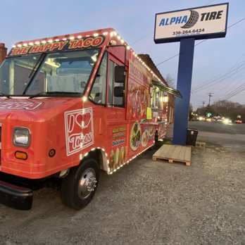 The Happy Tacos - a red food truck - Food Trucks Near Me - Morganton, North Carolina The Happy Tacos - a red food truck - Food Trucks Near Me - Morganton, North Carolina