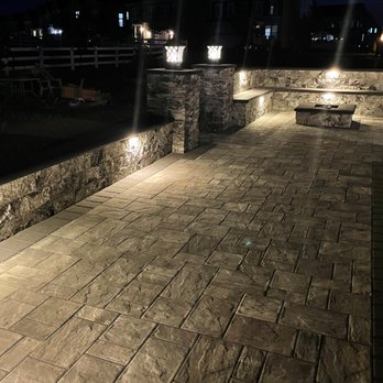 JAV Landscaping - a patio at night - Landscaping Near Me - Middletown, Delaware JAV Landscaping - a patio at night - Landscaping Near Me - Middletown, Delaware
