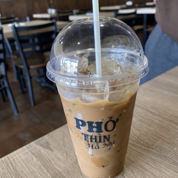 Pho Thin Hanoi - Rate the coffee a 1/10 super sweet tasted like instant coffee - Vietnamese Near Me - San Leandro, California