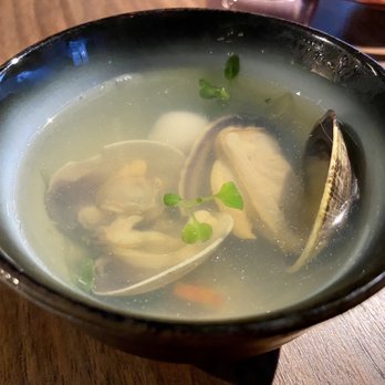 Ichika - Clam Broth Clam | unagi| daikon sprouts | rice cakes bonito dashi broth - Sushi Bars Near Me - Milpitas, California Ichika - Clam Broth Clam | unagi| daikon sprouts | rice cakes bonito dashi broth - Sushi Bars Near Me - Milpitas, California