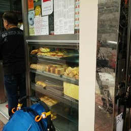 The baked goodies right at the door.  The bolo buns are excellent.