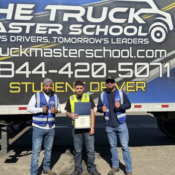 The Truck Master School - Instructors Rueben and Jonathan handling business guiding a student to success. - Driving Schools Near Me - Fresno, California The Truck Master School - Instructors Rueben and Jonathan handling business guiding a student to success. - Driving Schools Near Me - Fresno, California