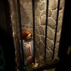 The Salem Witch Dungeon Museum - Jail cell