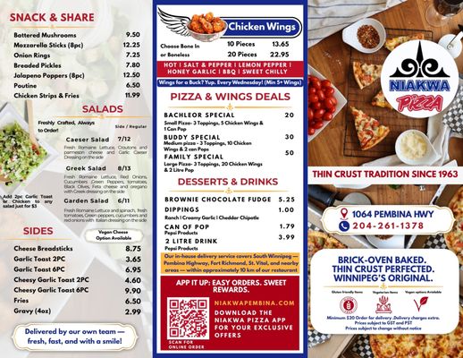Menu photo 1 Niakwa Pizza Winnipeg, MB Menu photo 1 Niakwa Pizza Winnipeg, MB