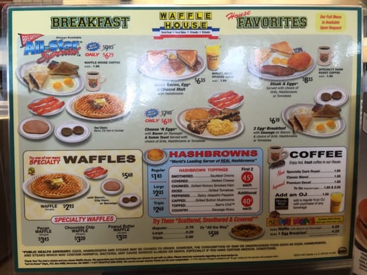 Menu photo 2 Waffle House Canton, GA Menu photo 2 Waffle House Canton, GA