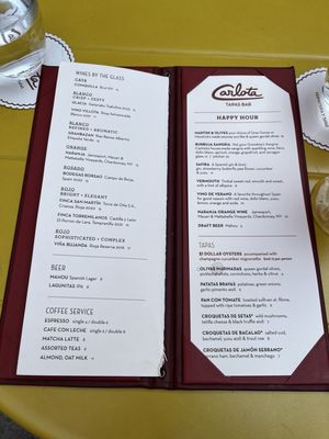 Menu photo 5 Carlota New York, NY