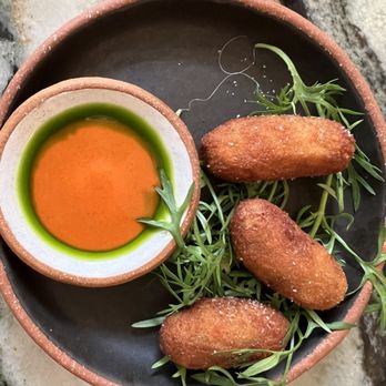 Theodora - Fish croquettes - Mediterranean Near Me - Brooklyn, New York Theodora - Fish croquettes - Mediterranean Near Me - Brooklyn, New York