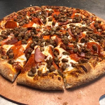Mazzio's Pizza - Large Hand Tossed 6-Meat Pizza - Pizza Near Me - Richland, Mississippi Mazzio's Pizza - Large Hand Tossed 6-Meat Pizza - Pizza Near Me - Richland, Mississippi