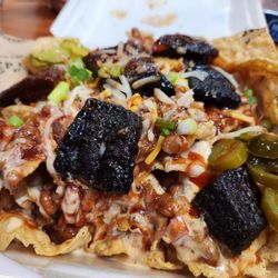 Crimson Creek Smokehouse - BBQ Nachos with Pork Burnt Ends