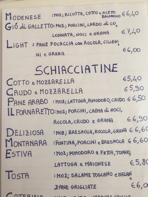 Menu photo 2 Il Fornaretto Ponsacco, PI