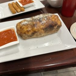 Roma 2 Pasta & Pizza - Their version of a Stromboli