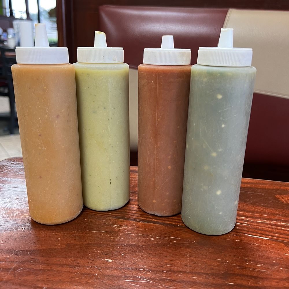 Sazon Los Abuelos - Salsas were flavorful and the red salsa was HOT!!! - Mexican Near Me - Houston, Texas Sazon Los Abuelos - Salsas were flavorful and the red salsa was HOT!!! - Mexican Near Me - Houston, Texas