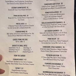 Drinks and food menu. Drinks and food menu.