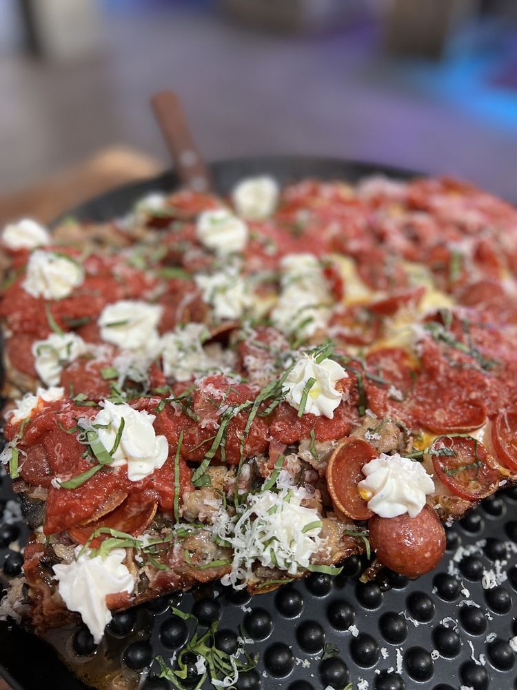 Food from Slice of Homage Pizza