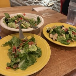 Salad to share while waiting for the pizza