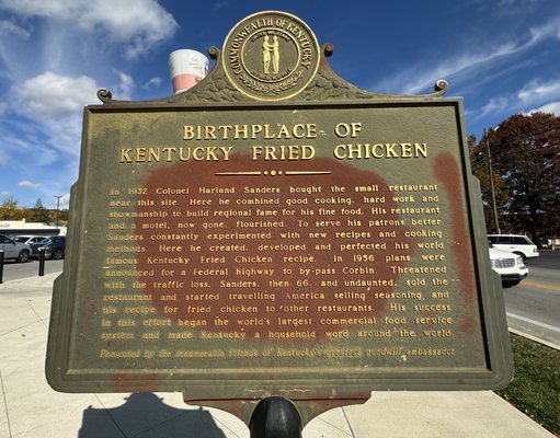 Menu photo 6 Harland Sanders Cafe and Museum Corbin, KY Menu photo 6 Harland Sanders Cafe and Museum Corbin, KY
