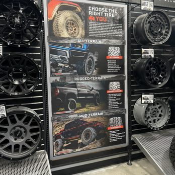 4 Wheel Parts Gardena - Off Road & 4X4 Parts For Trucks & Jeeps - Part of their rim display, ask an associate for specials and other options - Tires Near Me - Gardena, California