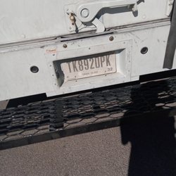 FedEx Ship Center - This is the license plate of the Greenwood Indiana Fed Ex truck that insults and keeps backing onto the small lots in the Mooresville Park.