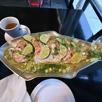 Sirinna’s Thai Kitchen - Steamed Whole Red Snapper - Thai Near Me - Summerville, South Carolina Sirinna’s Thai Kitchen - Steamed Whole Red Snapper - Thai Near Me - Summerville, South Carolina