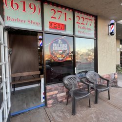 Hair Force Barber Shop - Front of the shop