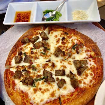 Urth Caffe - Pizza with sausage - Coffee & Tea Near Me - Laguna Beach, California Urth Caffe - Pizza with sausage - Coffee & Tea Near Me - Laguna Beach, California