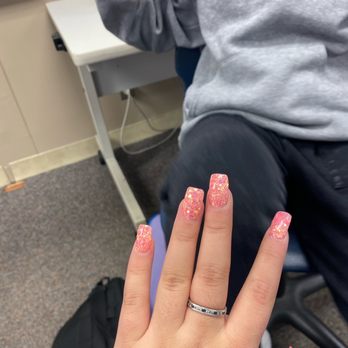 Lavysh Nails Lounge - Finished nails. She loves them - Nail Salons Near Me - Ramsey, Minnesota Lavysh Nails Lounge - Finished nails. She loves them - Nail Salons Near Me - Ramsey, Minnesota